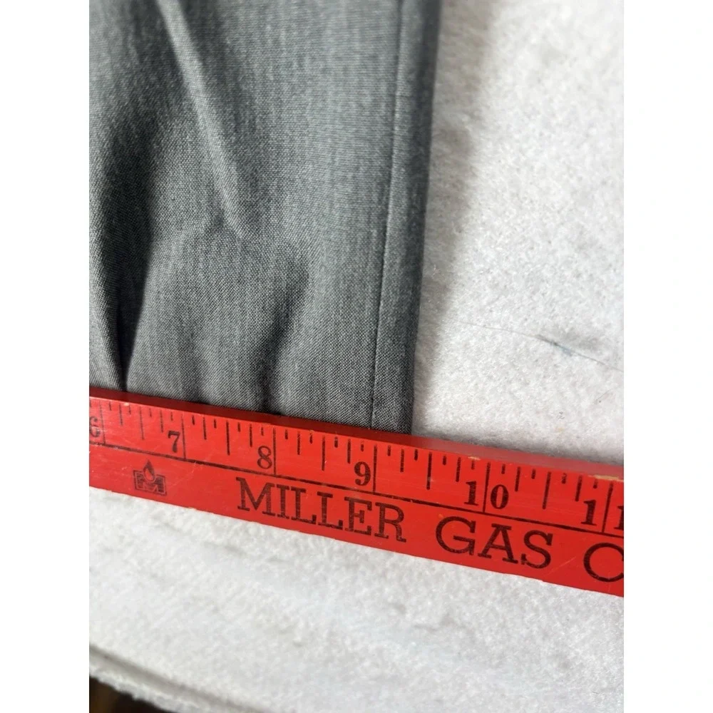 Banana Republic Pant Mens 33x32 Gray Tailored Slim‎ Fit Business Casual Trouser